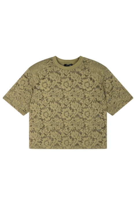 Refined Department groene dames t-shirt | Vooraanzicht