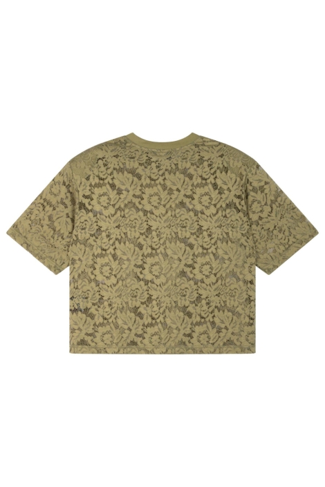 Refined Department groene dames t-shirt | Achteraanzicht