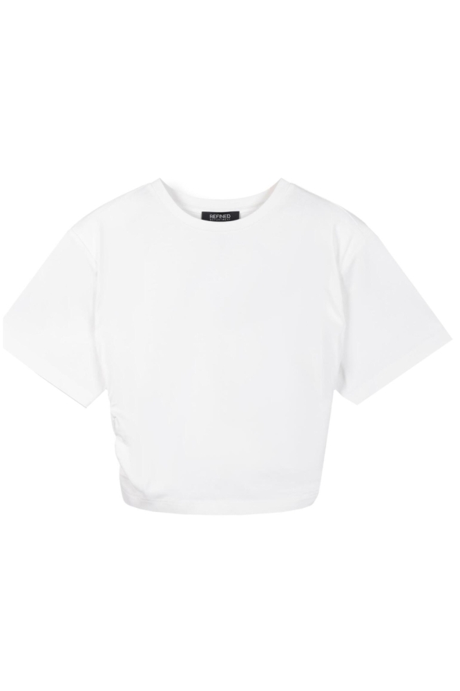 Refined Department witte dames t-shirt | Vooraanzicht