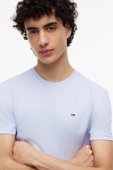 Tommy Jeans T-shirt TJM XSLIM JASPE HTR TEE EXT DM0DM20363 C5R MOONLIGHT IRIS