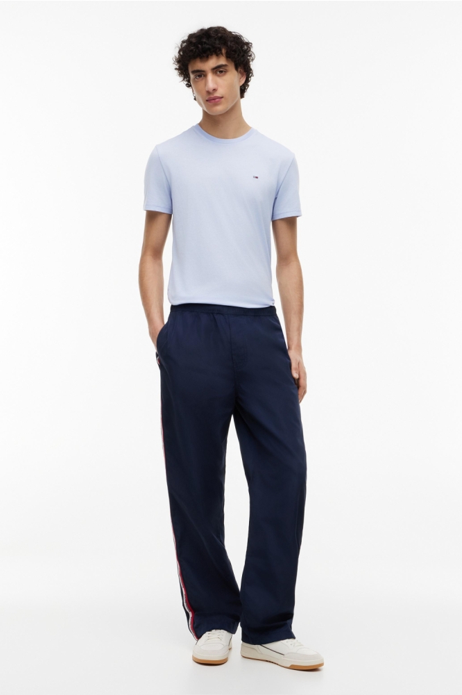 Tommy Jeans blauwe heren t-shirt | Model