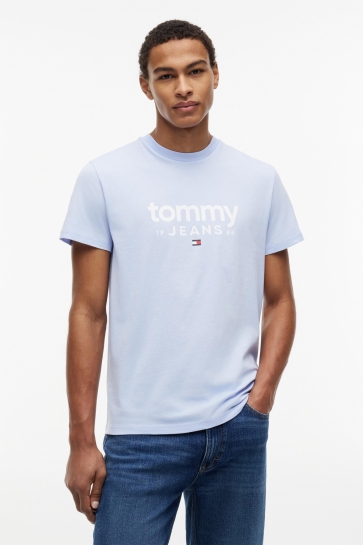 Tommy Jeans T-shirt TJM SLIM GRAPHIC TEE DM0DM22376 C5R MOONLIGHT IRIS
