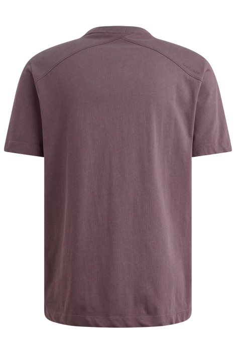 Cast Iron bordeaux heren t-shirt | Achteraanzicht
