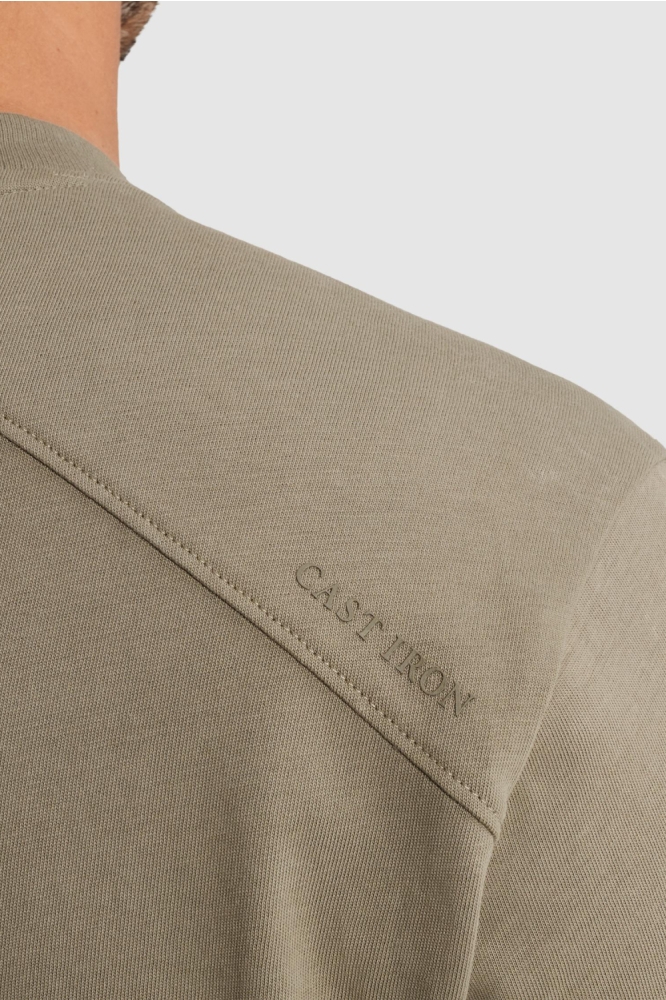 Cast Iron groene heren t-shirt | Kleurstaal