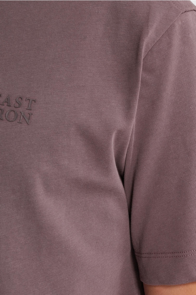 Cast Iron bordeaux heren t-shirt | Unique Selling Point