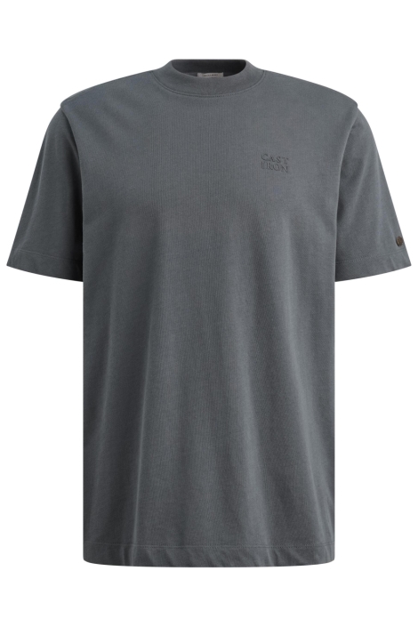Cast Iron grijze heren t-shirt | Vooraanzicht