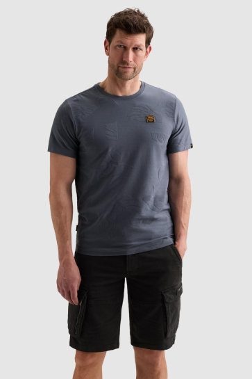 PME legend T-shirt T SHIRT JERSEY MET JAQUARD PATROON PTSS2605591 5301