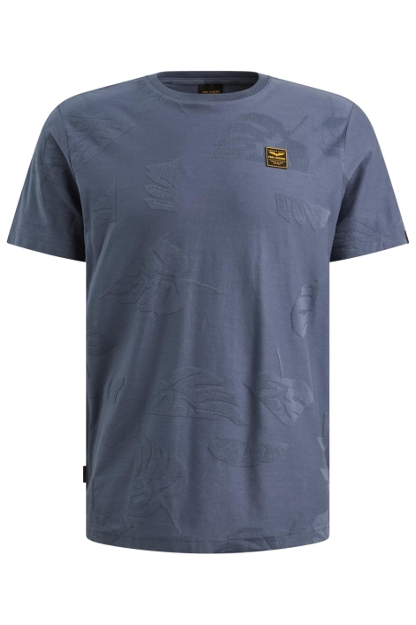 PME legend blauwe heren t-shirt | Vooraanzicht