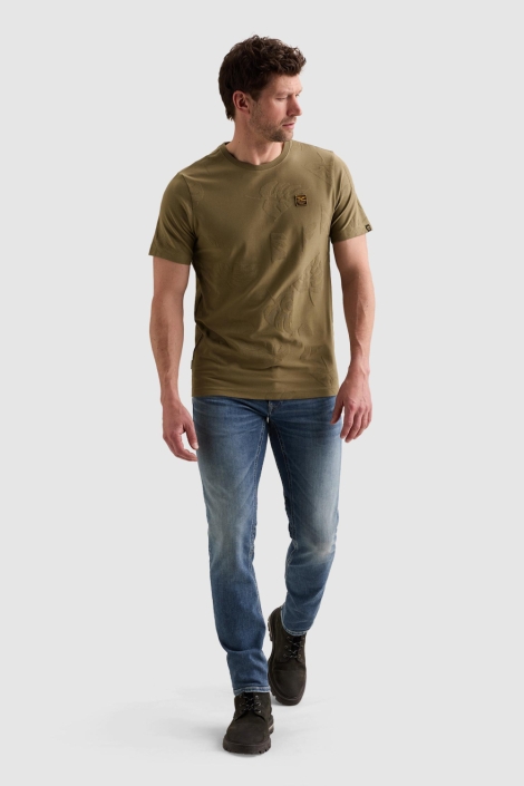 PME legend groene heren t-shirt | Model