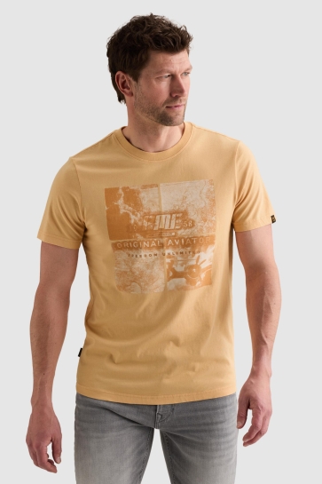PME legend short sleeve r-neck single jersey Oranje