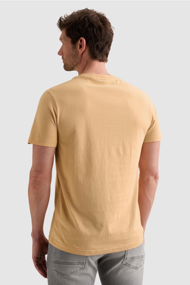 PME legend oranje heren t-shirt | Model achteraanzicht