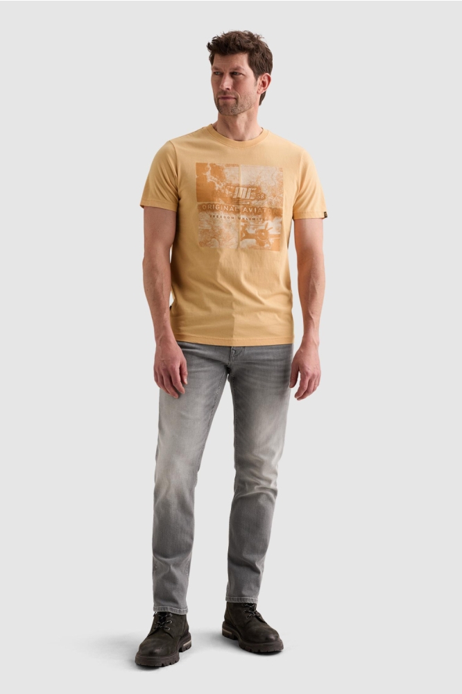 PME legend oranje heren t-shirt | Model