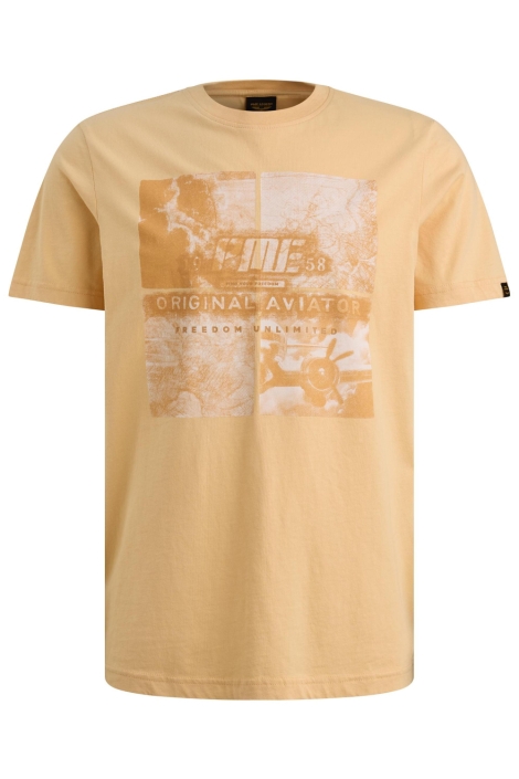 PME legend oranje heren t-shirt | Vooraanzicht