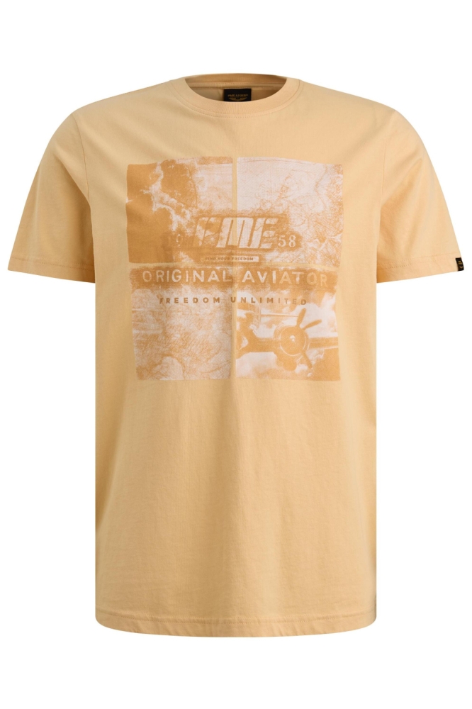 PME legend oranje heren t-shirt | Vooraanzicht