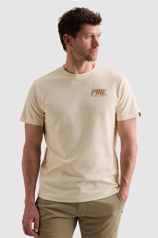 PME legend witte heren t-shirt | Model vooraanzicht