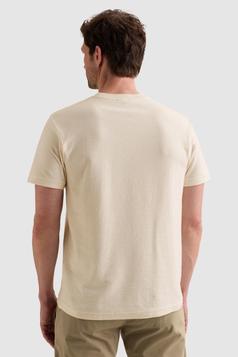 PME legend witte heren t-shirt | Model achteraanzicht