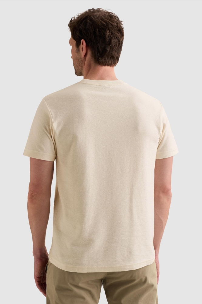 PME legend witte heren t-shirt | Model achteraanzicht