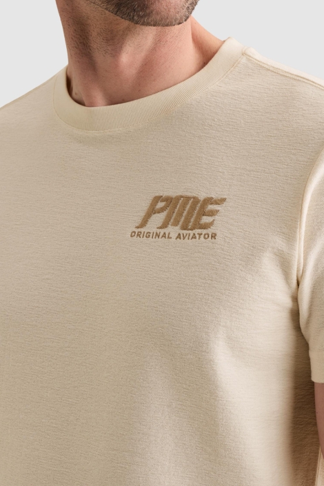 PME legend witte heren t-shirt | Close up