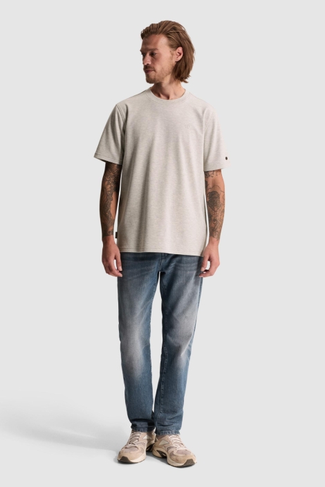 Cast Iron grijze heren t-shirt | Model
