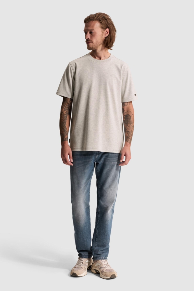 Cast Iron grijze heren t-shirt | Model