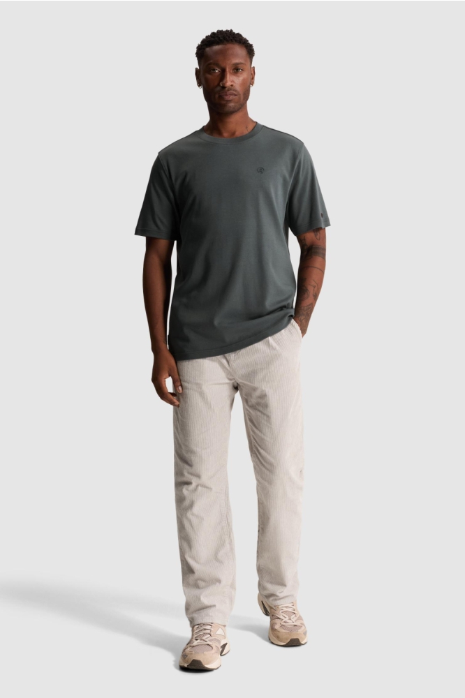 Cast Iron grijze heren t-shirt | Model