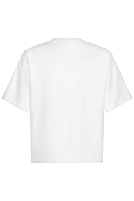 Ydence witte dames t-shirt | Achteraanzicht