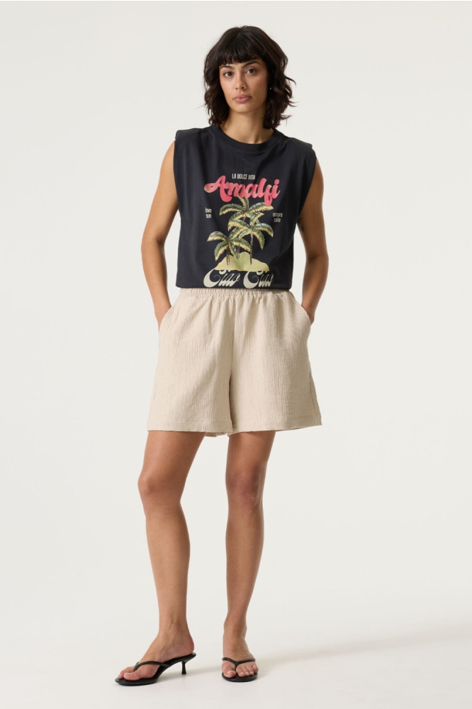 Garcia grijze dames top | Model