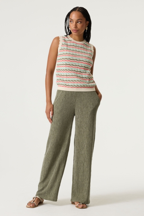 Garcia beige dames top | Model