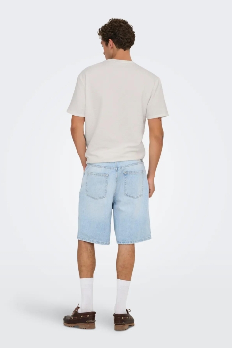 Only & Sons beige heren t-shirt | Model