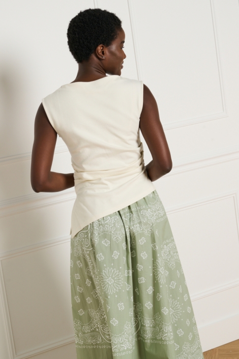 LolaLiza witte dames top | Model achteraanzicht