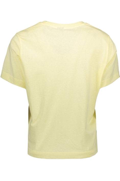 Vero Moda gele dames t-shirt | Achteraanzicht