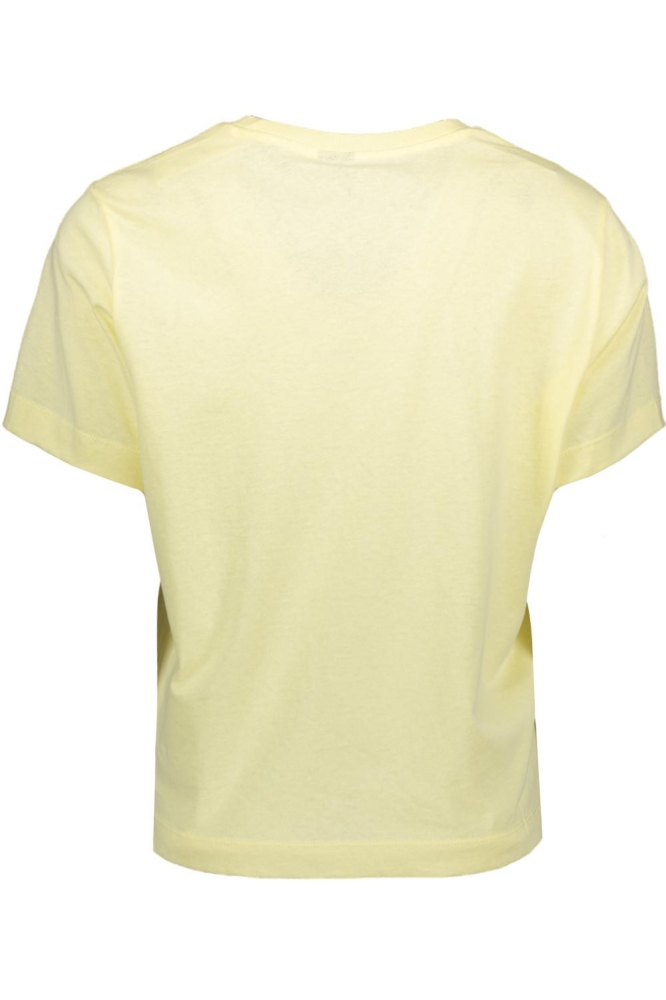 Vero Moda gele dames t-shirt | Achteraanzicht