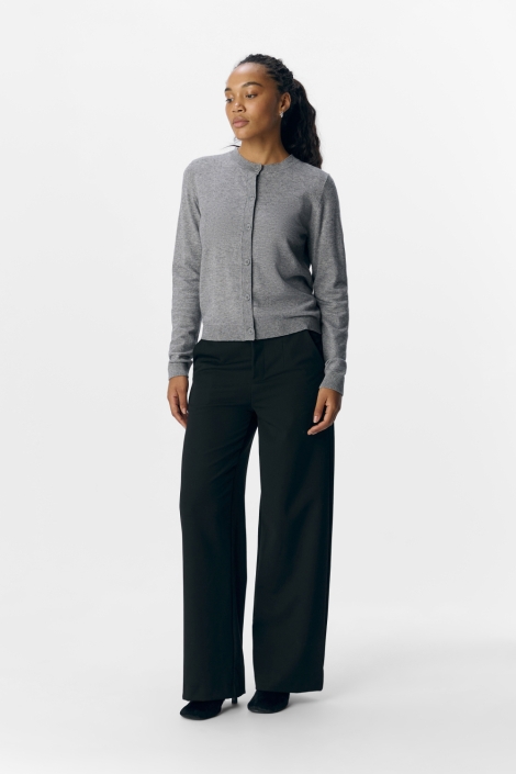 Object grijze dames vest | Model