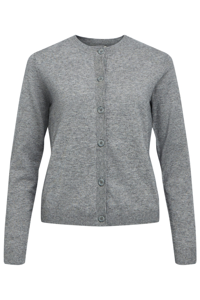 Object grijze dames vest | Vooraanzicht