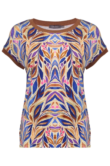 Geisha T-shirt SARAH 62462 60 000815 PR 02 26 2 INDIGO/PURPLE