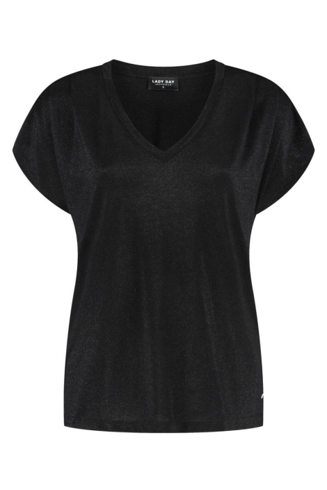 Lady Day zwarte dames t-shirt | Vooraanzicht