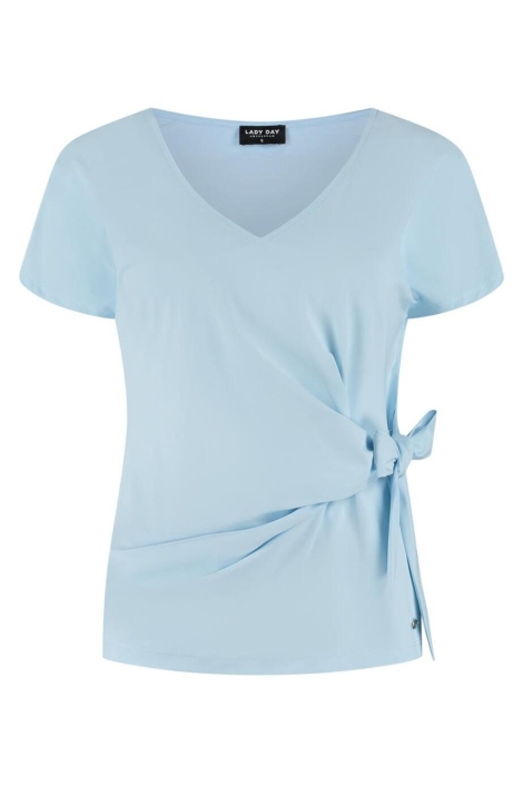 Lady Day blauwe dames t-shirt | Vooraanzicht