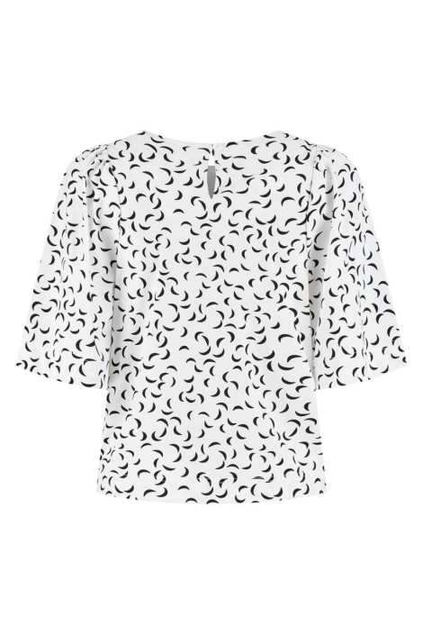Lady Day witte dames t-shirt | Achteraanzicht