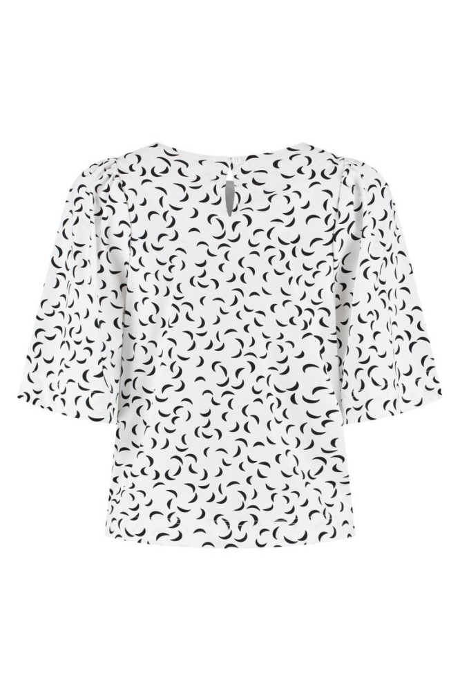 Lady Day witte dames t-shirt | Achteraanzicht