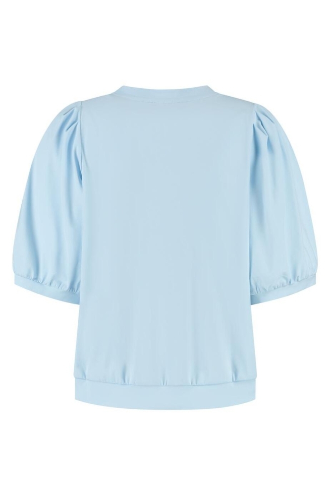 Lady Day blauwe dames t-shirt | Achteraanzicht