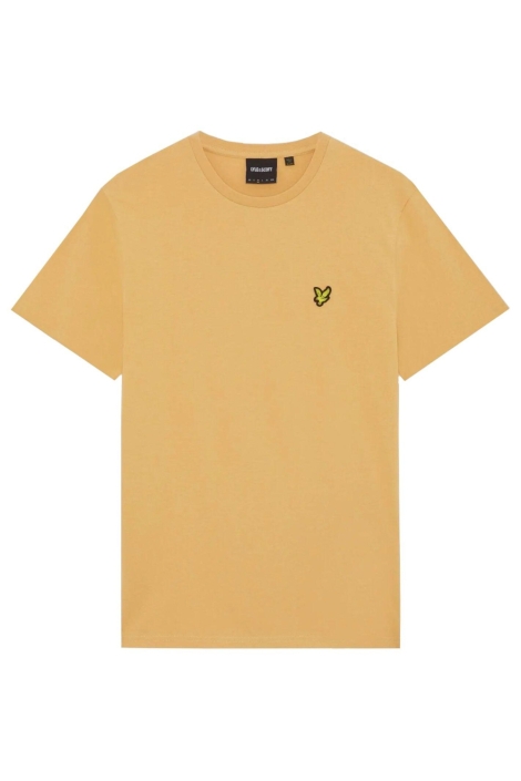 Lyle & Scott gele heren t-shirt | Vooraanzicht