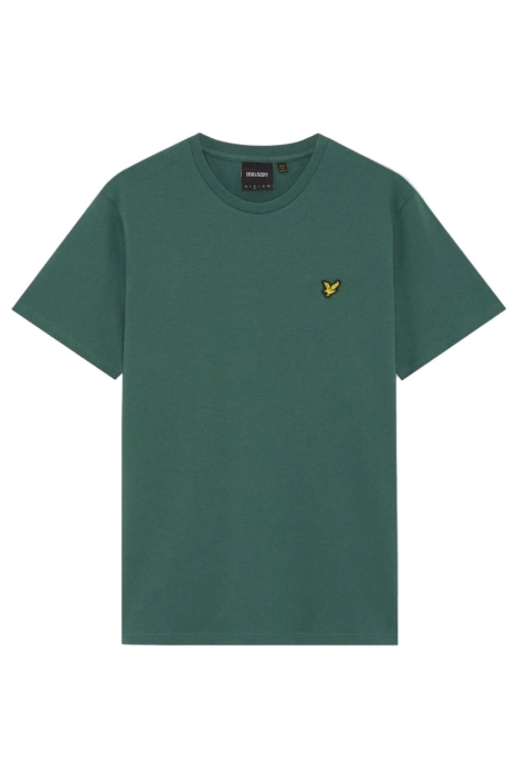 Lyle & Scott groene heren t-shirt | Vooraanzicht