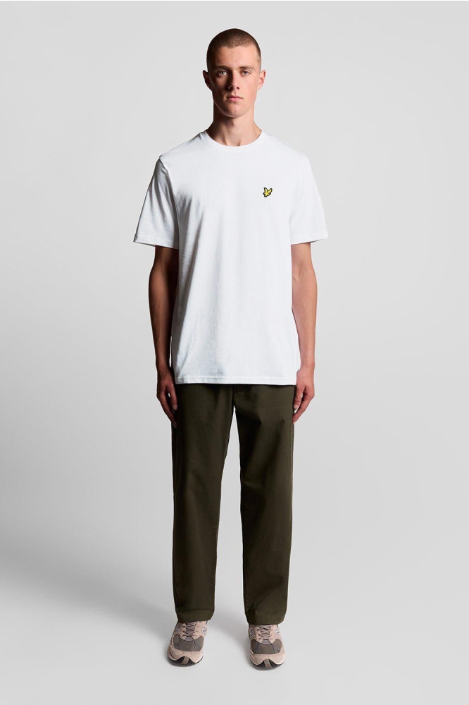 Lyle & Scott witte heren t-shirt | Model