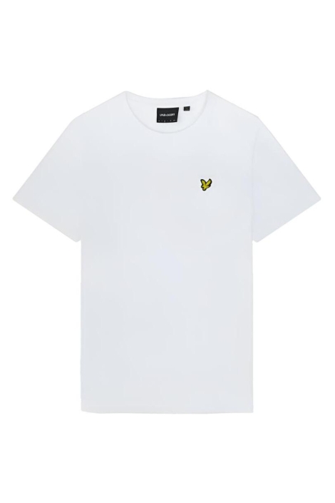 Lyle & Scott witte heren t-shirt | Vooraanzicht