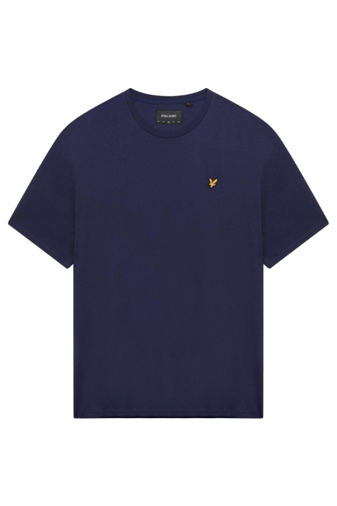 Lyle & Scott blauwe heren t-shirt | Vooraanzicht