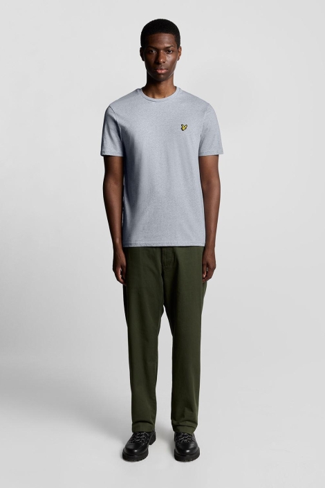 Lyle & Scott grijze heren t-shirt | Model