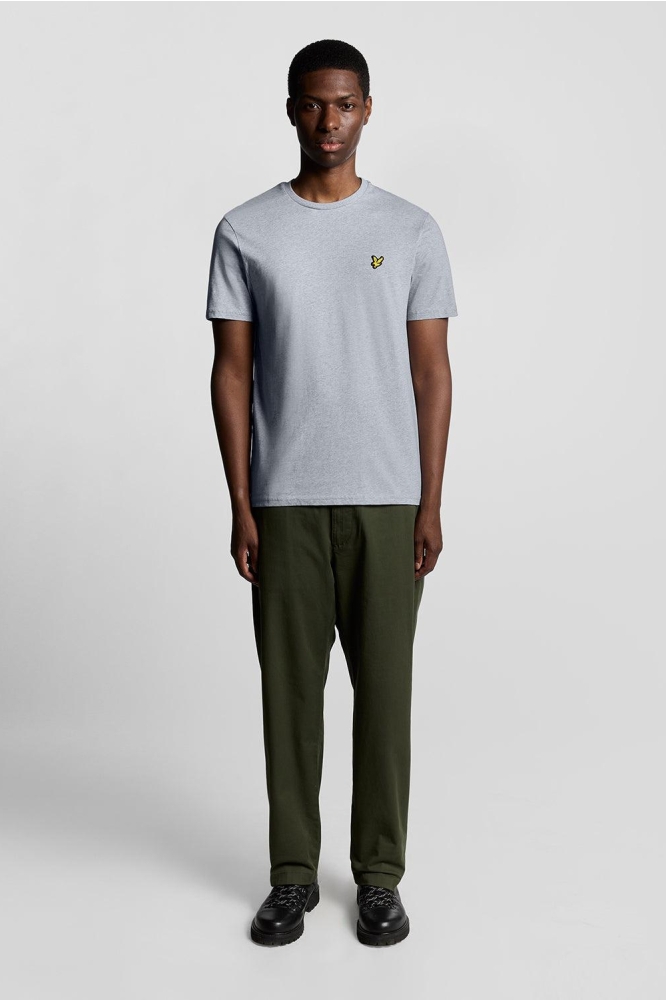 Lyle & Scott grijze heren t-shirt | Model