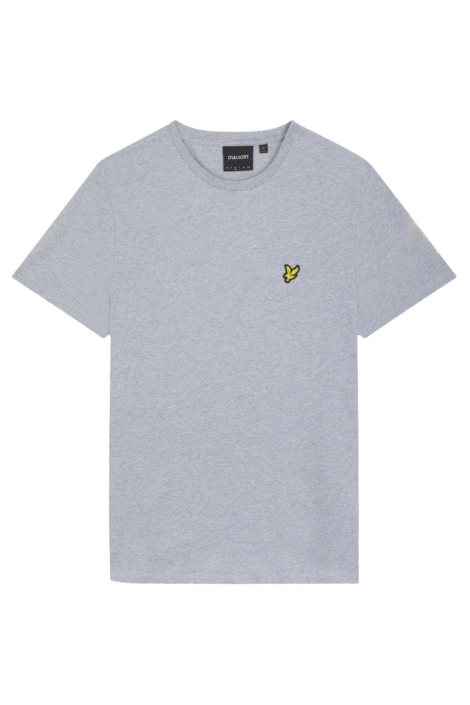 Lyle & Scott grijze heren t-shirt | Vooraanzicht