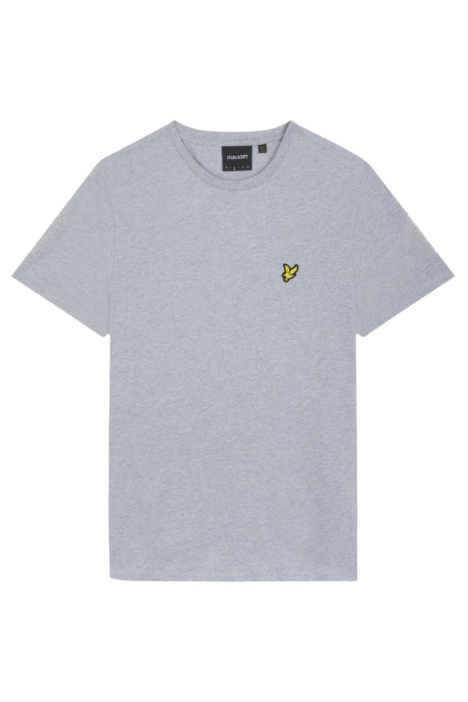 Lyle & Scott grijze heren t-shirt | Vooraanzicht