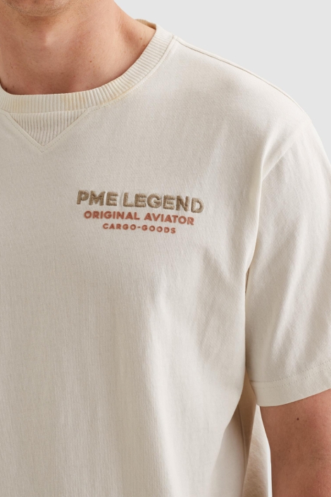 PME legend witte heren t-shirt | Kleurstaal